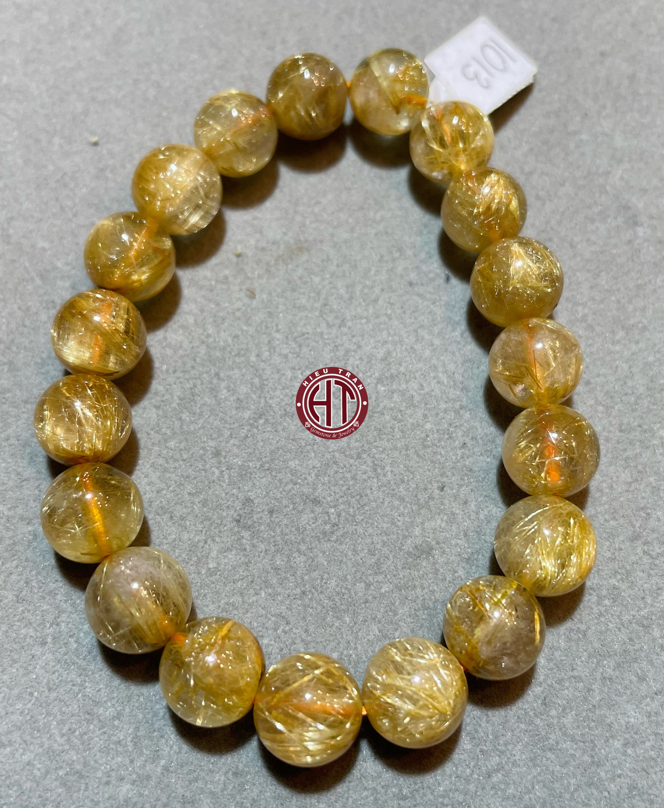 Golden rutilated sales quartz bracelet