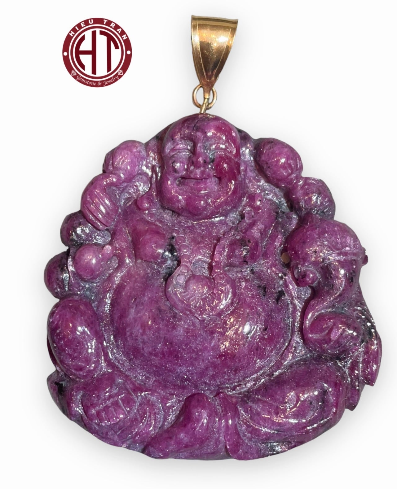 Ruby 2025 buddha pendant