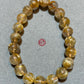 Gold Rutilated Quartz Bracelet 9.5mm #1063
