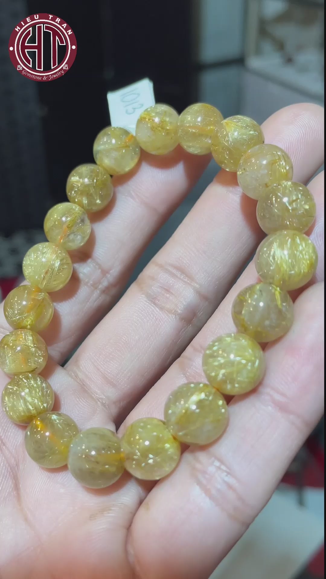 Golden rutilated quartz on sale bracelet