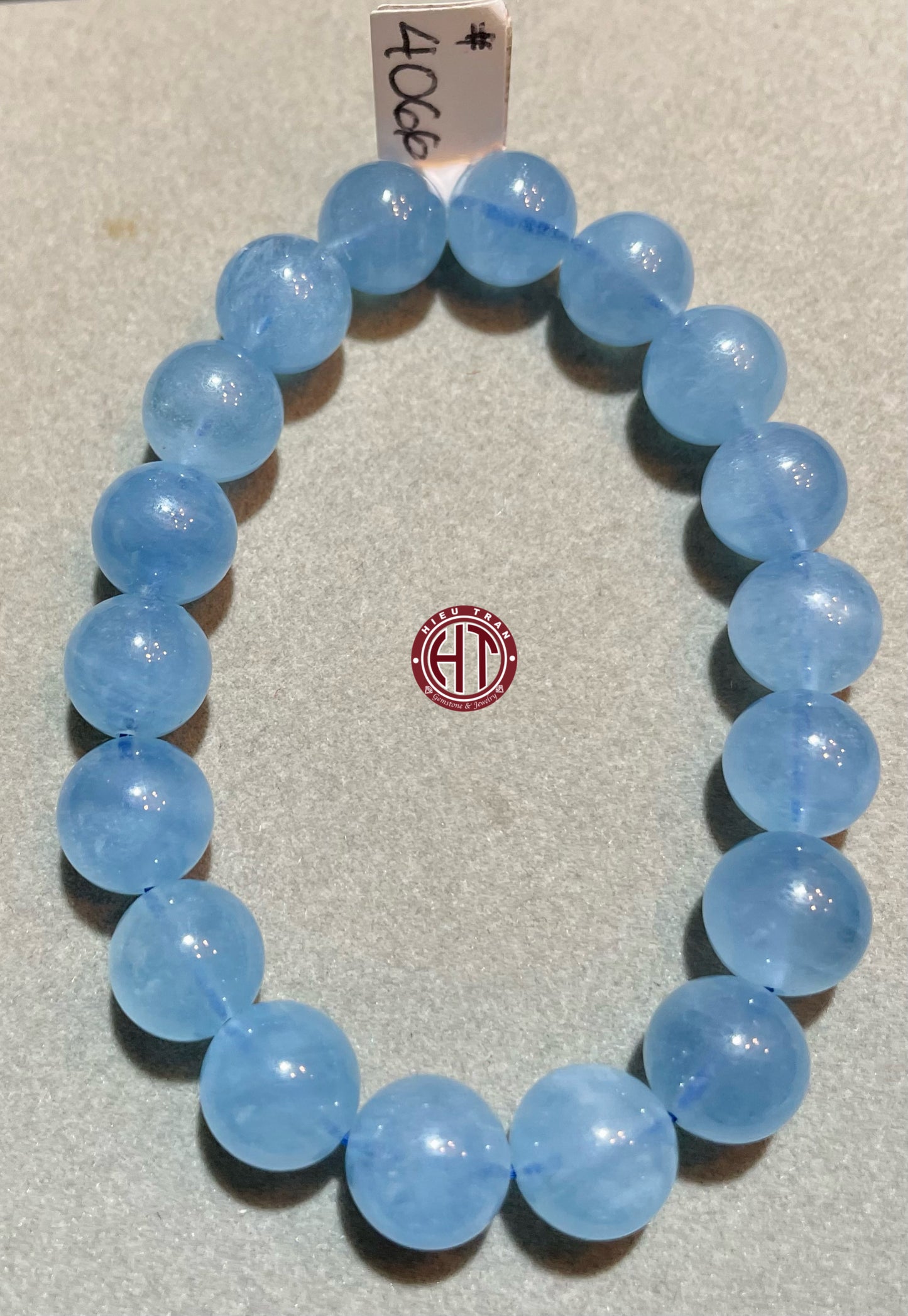 Aquamarine Bracelet 11+mm #4066