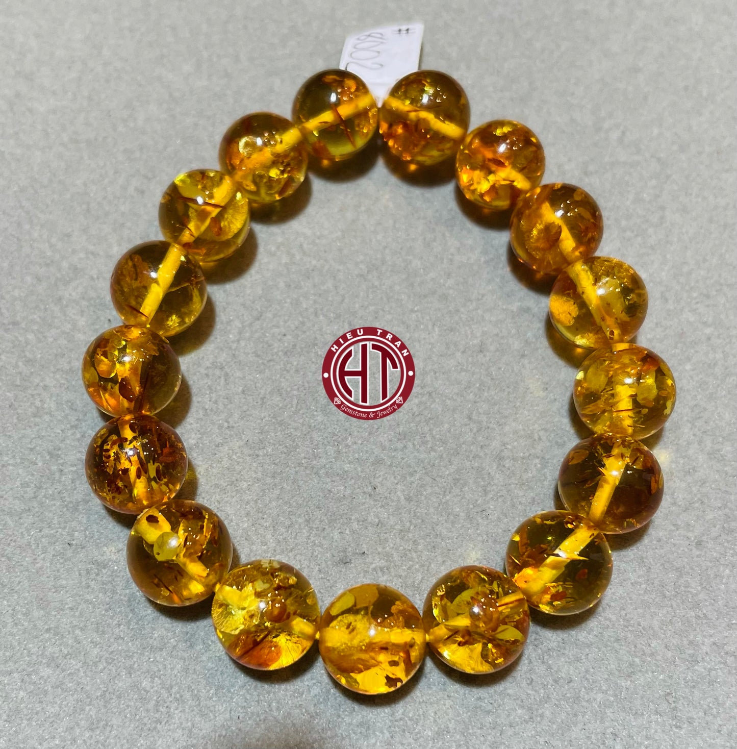 Myanmar Amber Bracelet 11.5+mm #8002