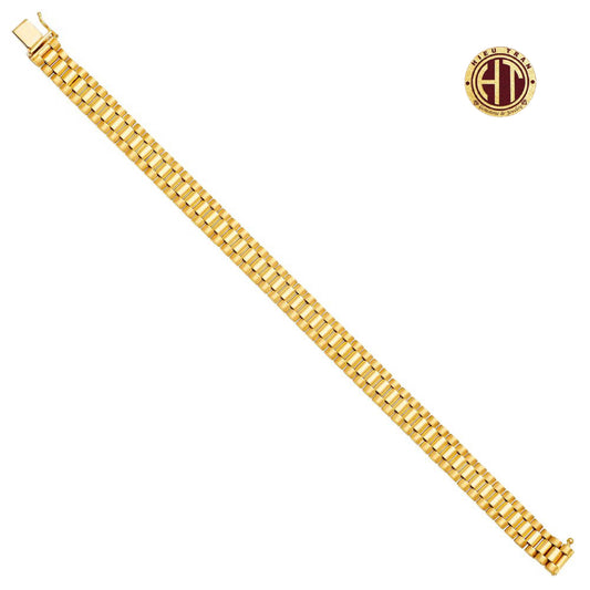 14K Gold Fancy Bracelet #AB634