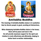 Clear Quartz Amitabha Buddha Statue #S1001