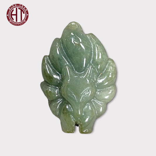 Jadeite Nine Tails Fox Pendant #P122