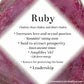 Thailand Ruby Round Stone mix Gold Pixiu Bracelet 10mm #5071