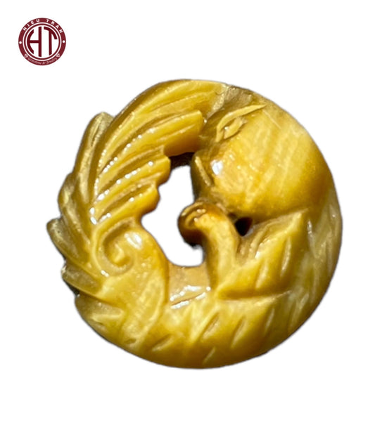 Tiger Eyes Nine Tails Fox Pendant #P162