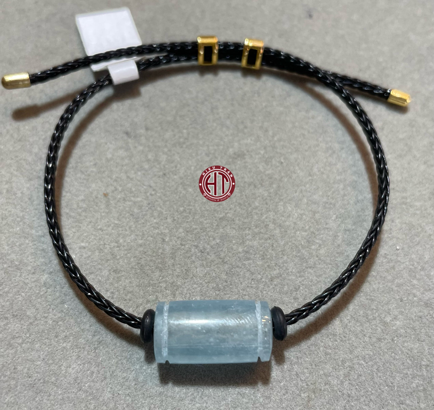 Aquamarine Black Steel Bracelet #9009