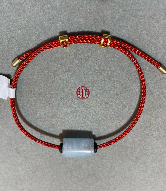 Aquamarine Red Steel Bracelet #9001