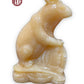 Yellow Onyx Mouse Statue #S1012
