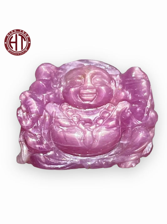 Thailand Ruby Happy Buddha Pendant #P145