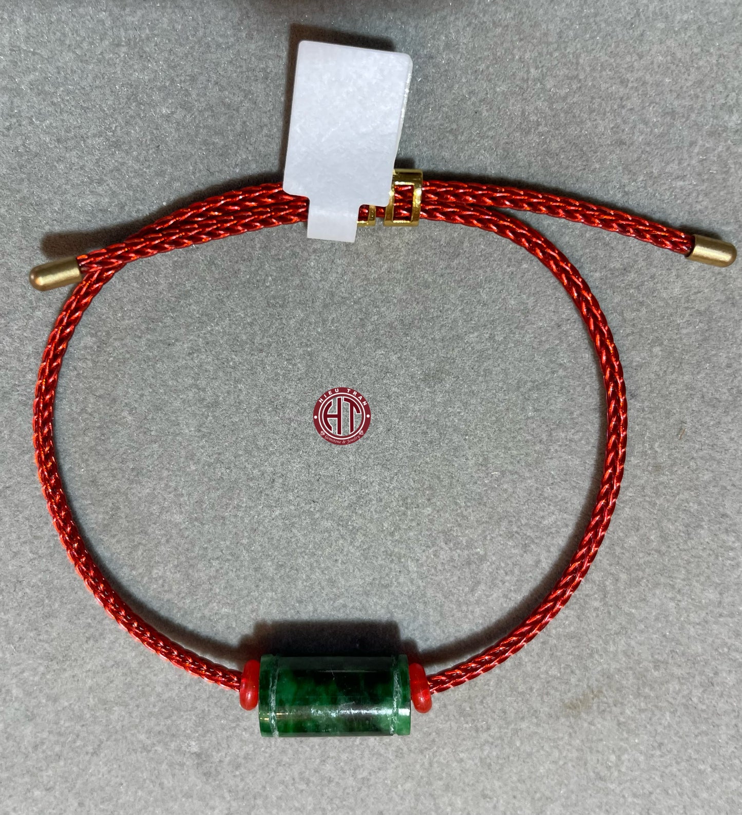 Jadeite Red Steel Bracelet #9005